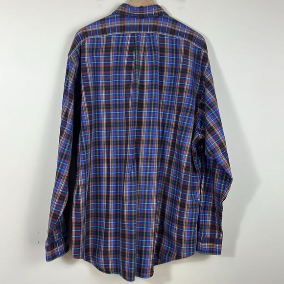 Ralph Lauren Men's Cotton Button Down Plaid Classic Size XXL - Picture 5 of 7